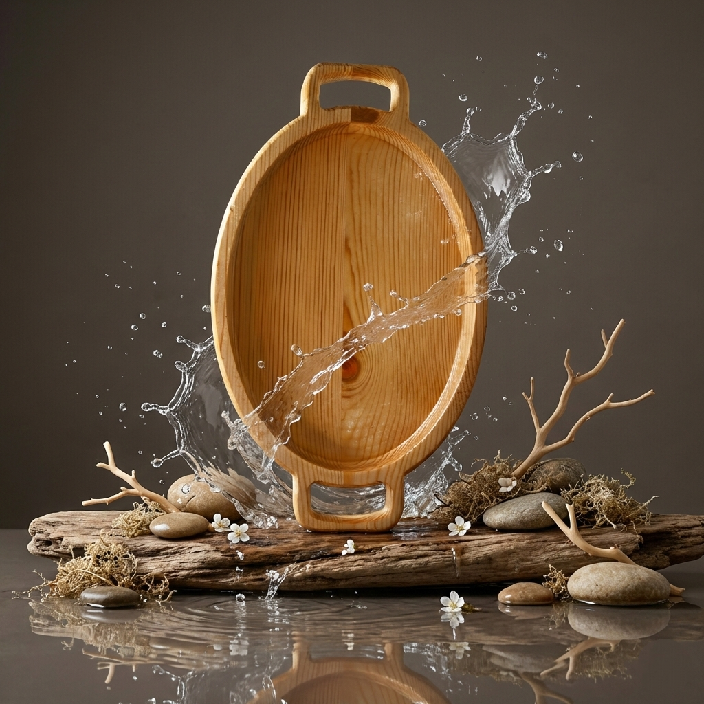 سینی پذیرایی چوبی